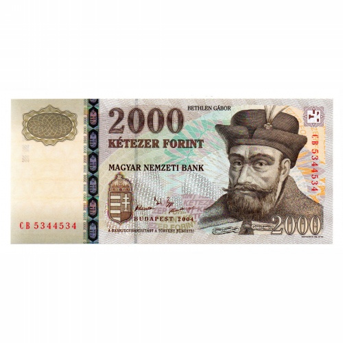 2000 Forint Bankjegy 2004 CB UNC