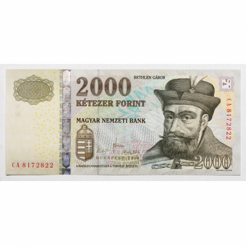 2000 Forint Bankjegy 2010 CA UNC