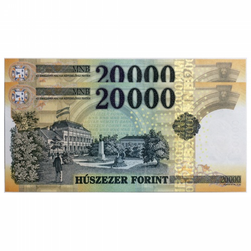 20000 Forint Bankjegy 2016 GE UNC sorszámkövető pár