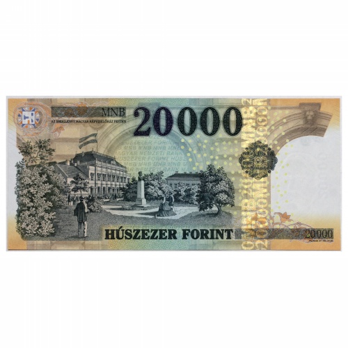 20000 Forint Bankjegy 2021 IH EXTRÉM alacsony sorszám IH0000007