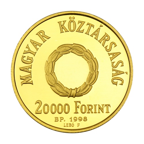 1998 Batthyány Lajos arany 20000 Forint PP certifikáttal