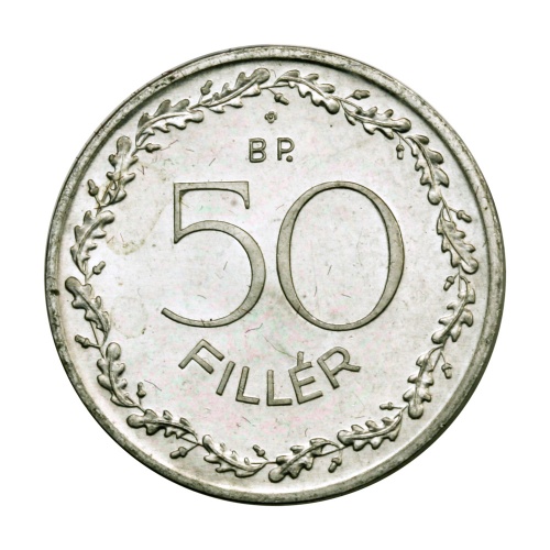 50 Fillér 1948 rozettás ARTEX utánveret