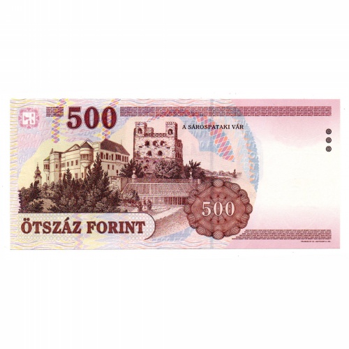 500 Forint Bankjegy 1998 EB UNC