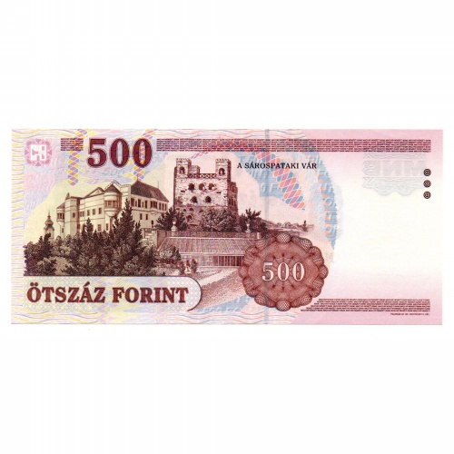 500 Forint Bankjegy 2001 EA UNC