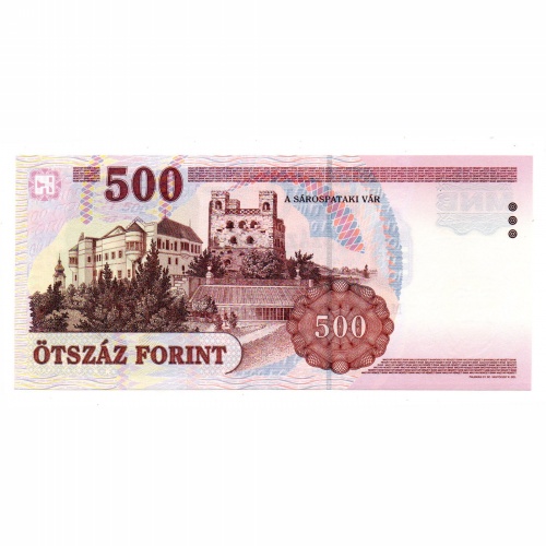 500 Forint Bankjegy 2001 EA UNC sorszámkövető pár