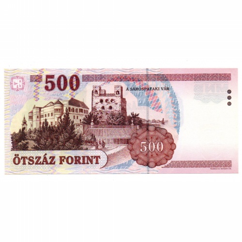 500 Forint Bankjegy 2002 EA UNC 