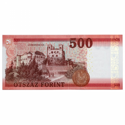 500 Forint Bankjegy 2018 EC UNC alacsony sorszám