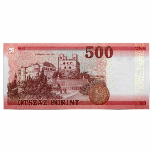 500 Forint Bankjegy 2018 EF sorozat UNC forgalmi sorszám