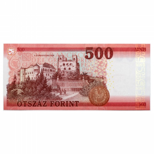 500 Forint Bankjegy 2018 EG UNC forgalmi sorszám