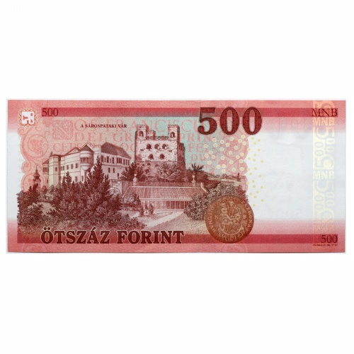 500 Forint Bankjegy 2018 EJ aUNC-UNC forgalmi sorszám