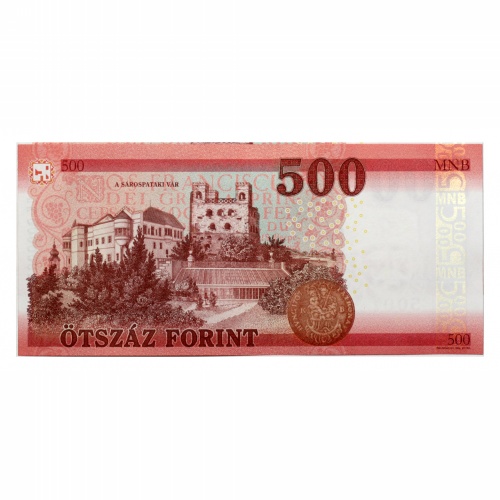 500 Forint Bankjegy 2018 EK UNC alacsony sorszám