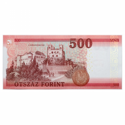 500 Forint Bankjegy 2018 EL UNC alacsony sorszám