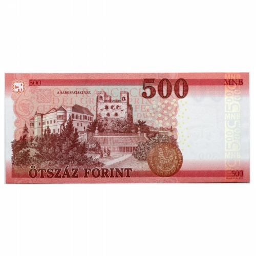 500 Forint Bankjegy 2018 EL aUNC forgalmi sorszám