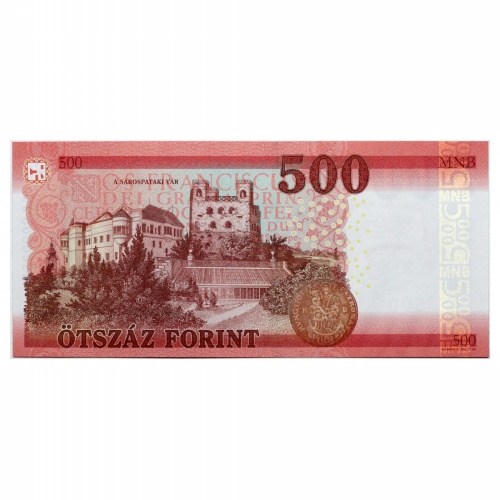 500 Forint Bankjegy 2022 EP UNC alacsony sorszám