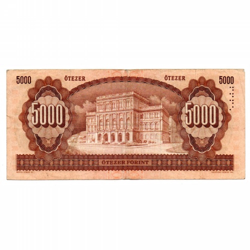 5000 Forint Bankjegy 1990 H sorozat F