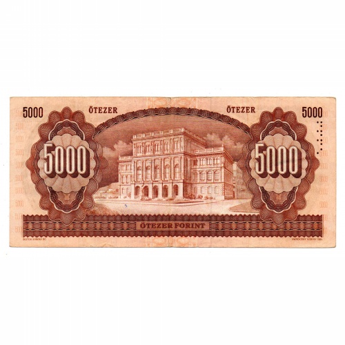 5000 Forint Bankjegy 1990 H sorozat VF