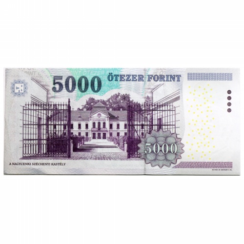 5000 Forint Bankjegy 2010 BB aUNC-UNC, hajtatlan