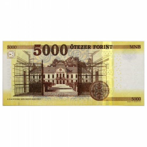 5000 Forint Bankjegy 2017 BB UNC forgalmi sorszám