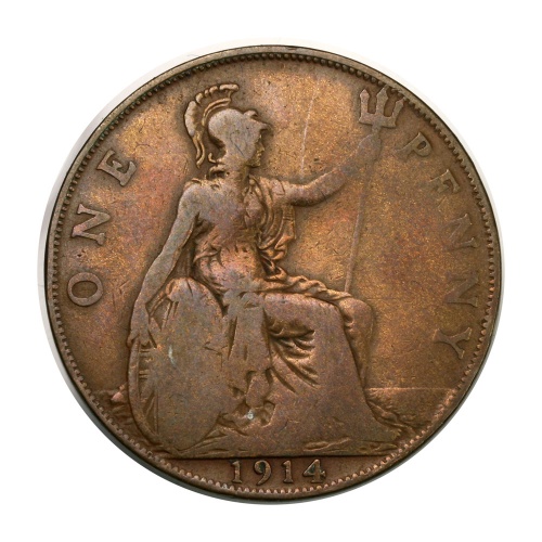 Anglia V. György 1 Penny 1914