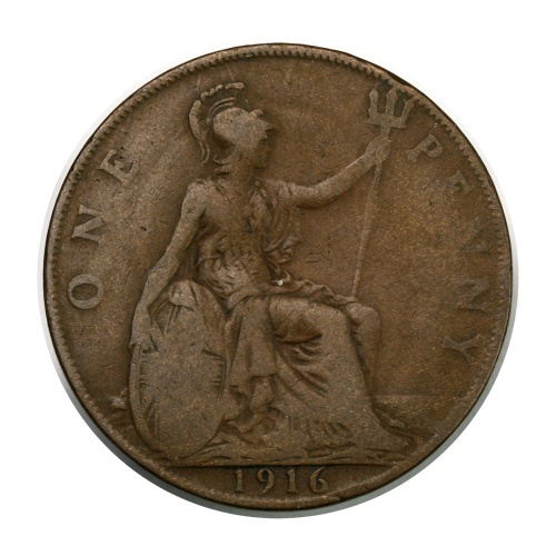 Anglia V. György 1 Penny 1916