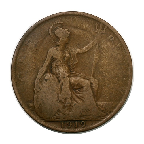 Anglia V. György 1 Penny 1919