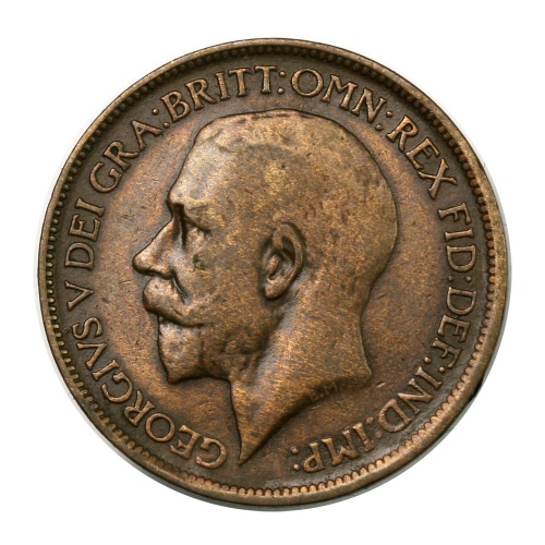 Anglia V. György 1/2 Penny 1912