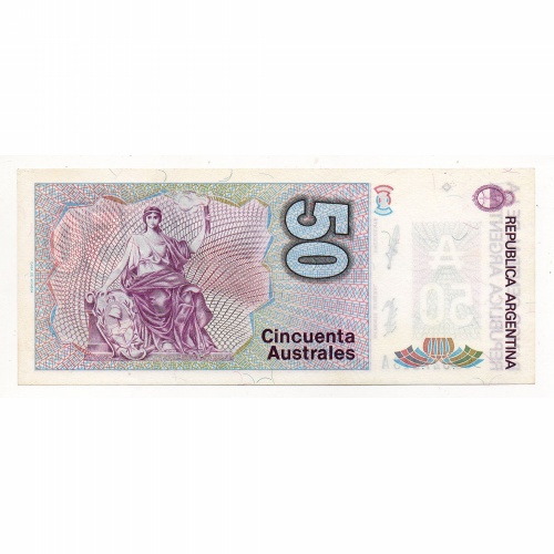 Argentina 50 Austral Bankjegy 1986-1989 P326b