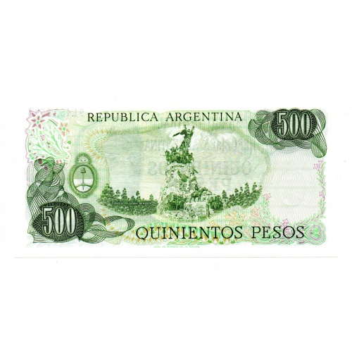 Argentina 500 Peso Bankjegy 1977-1982 P303a