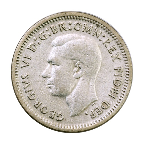 Ausztrália ezüst 3 Pence 1951