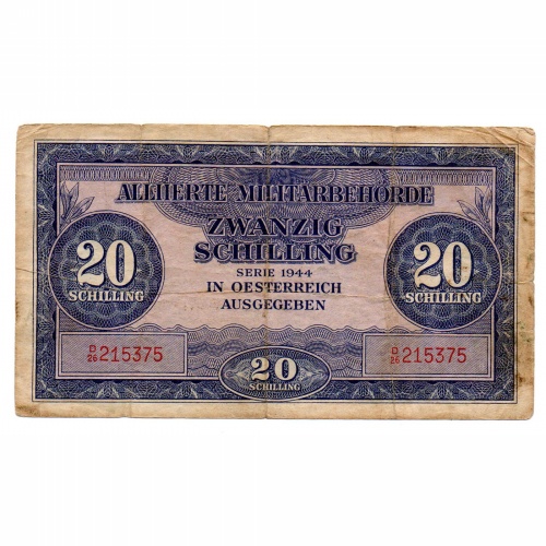 Ausztria 20 Schilling Bankjegy 1944 P107a