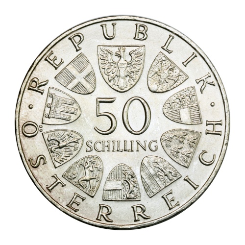 Ausztria 50 Schilling 1971 BU Julius Raab