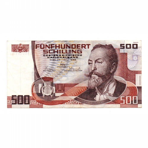 Ausztria 500 Schilling Bankjegy 1985 P151