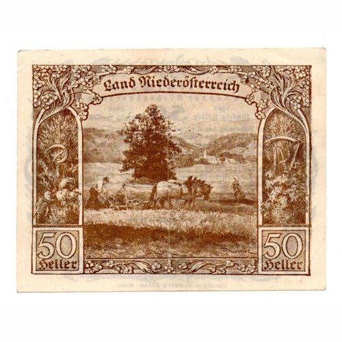 Ausztria Niederösterreich 50 Heller 1920 PS111a