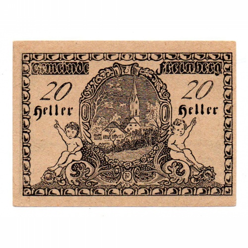 Ausztria Notgeld Freinberg 20 Heller 1920