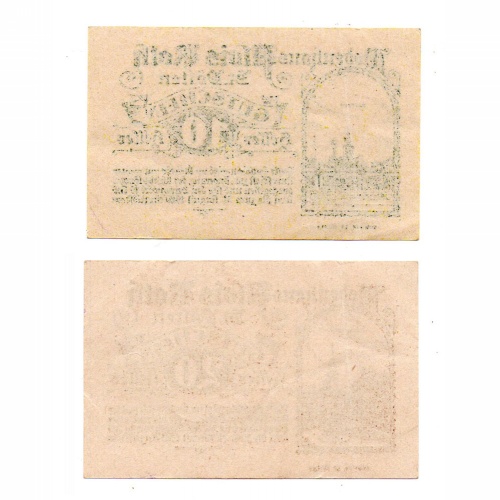 Ausztria Notgeld Sankt Pölten Alois Roth 10-20 Heller 1920