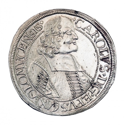 Ausztria Karl von Liechtenstein 15 Krajcár 1675 Olmütz