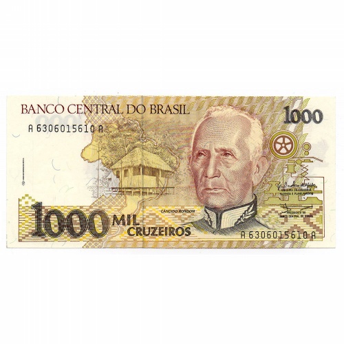 Brazilia 1000 Cruzeiros Bankjegy 1990 P231b