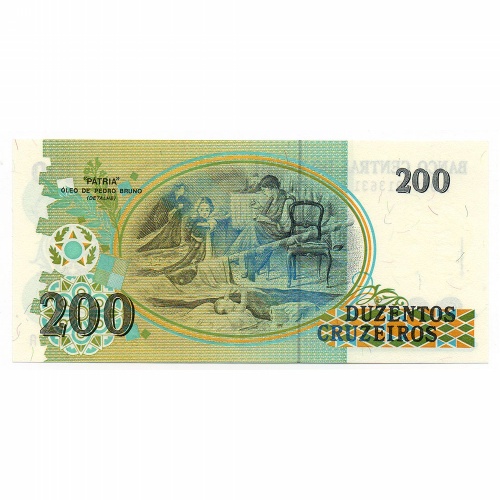 Brazilia 200 Cruzeiros Bankjegy 1990 P229a