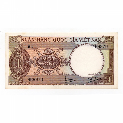 Dél-Vietnam 1 Dong Bankjegy 1964 P15a