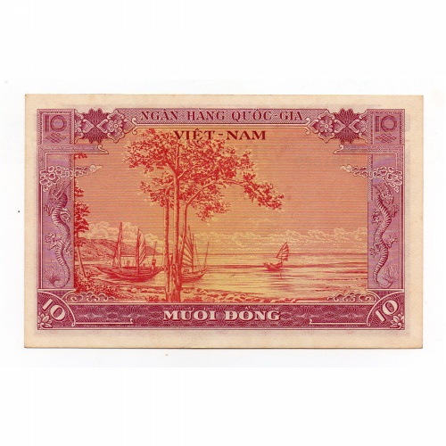 Dél-Vietnam 10 Dong Bankjegy 1955 P3a