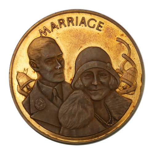 Erzsébet anyakirályné Marriage Házzasság 1900-1980 emlékérem