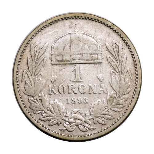 Ferenc József 1 Korona 1893 K-B F