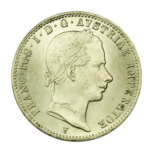 Ferenc József 1/4 Florin 1863 V