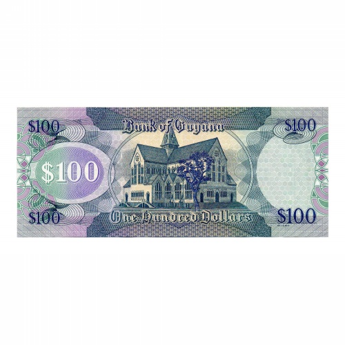 Guyana 100 Dollár Bankjegy 2006 P36a