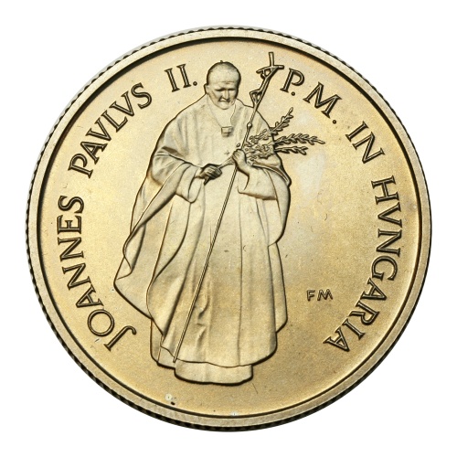 II. János Pál Pápa látogatás 100 Forint 1991 BU