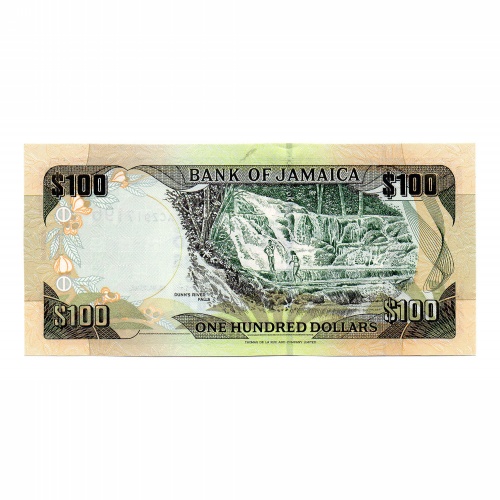 Jamaica 100 Dollár Bankjegy 2006 P84b