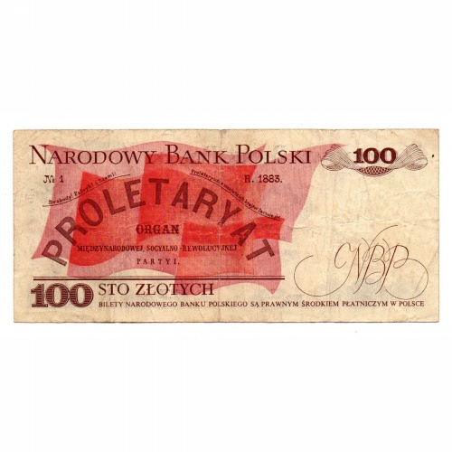 Lengyelország 100 Zloty Bankjegy 1976 P143b L146aa