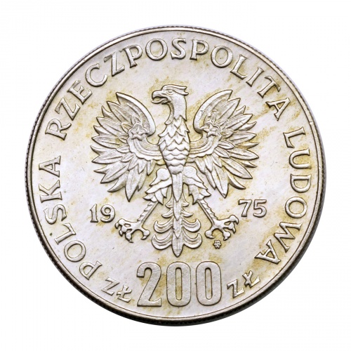 Lengyelország 200 Zloty 1975 Győzelem a fasizmus felett