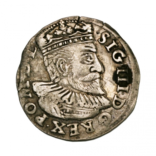 Lengyelország III. Zsigmond (Vasa) 3 Garas Trojak 1594 Poznan