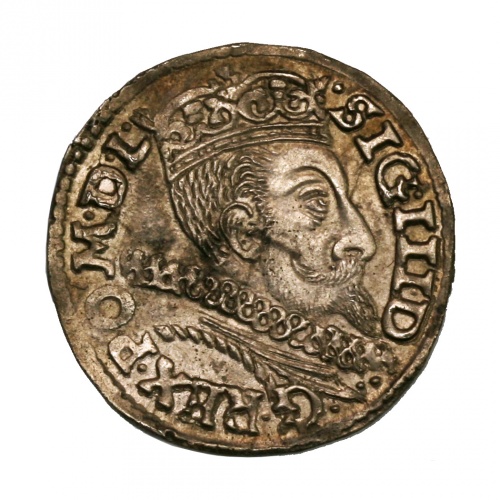 Lengyelország III. Zsigmond (Vasa) 3 Garas Trojak 1601 Poznan